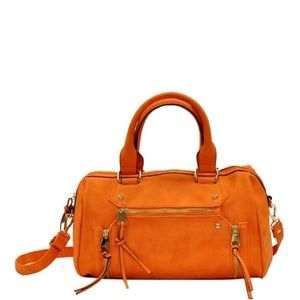 Orange MoDA New York Satchel